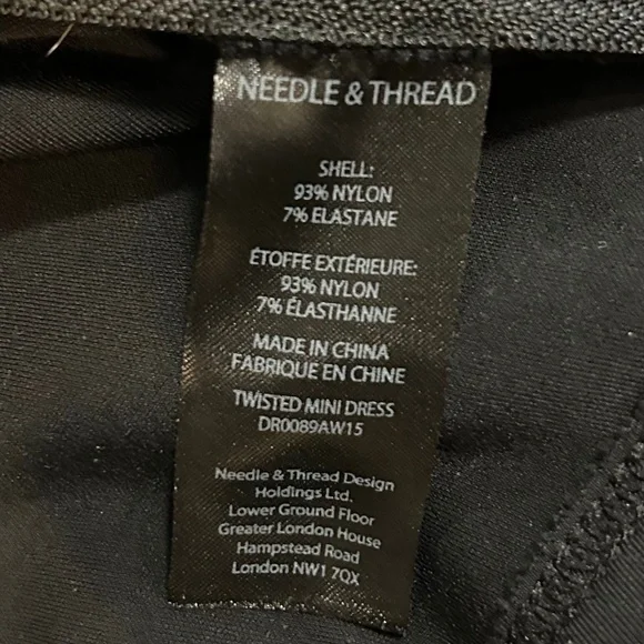 Needle & Thread Twisted Dress/Size 2 - Picture 7 of 8